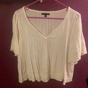 American Eagle Outfitters Embroidered Top